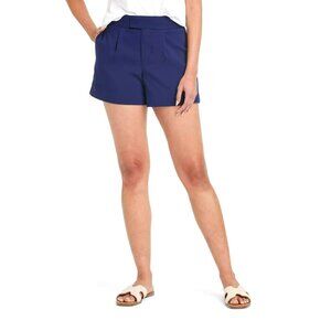 Women's High-Rise Tailored Shorts Black Size 12